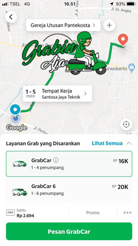 Cara Menggunakan Aplikasi GrabCar