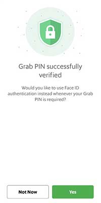 Cara Mengaktifkan Fitur Face ID di Grab